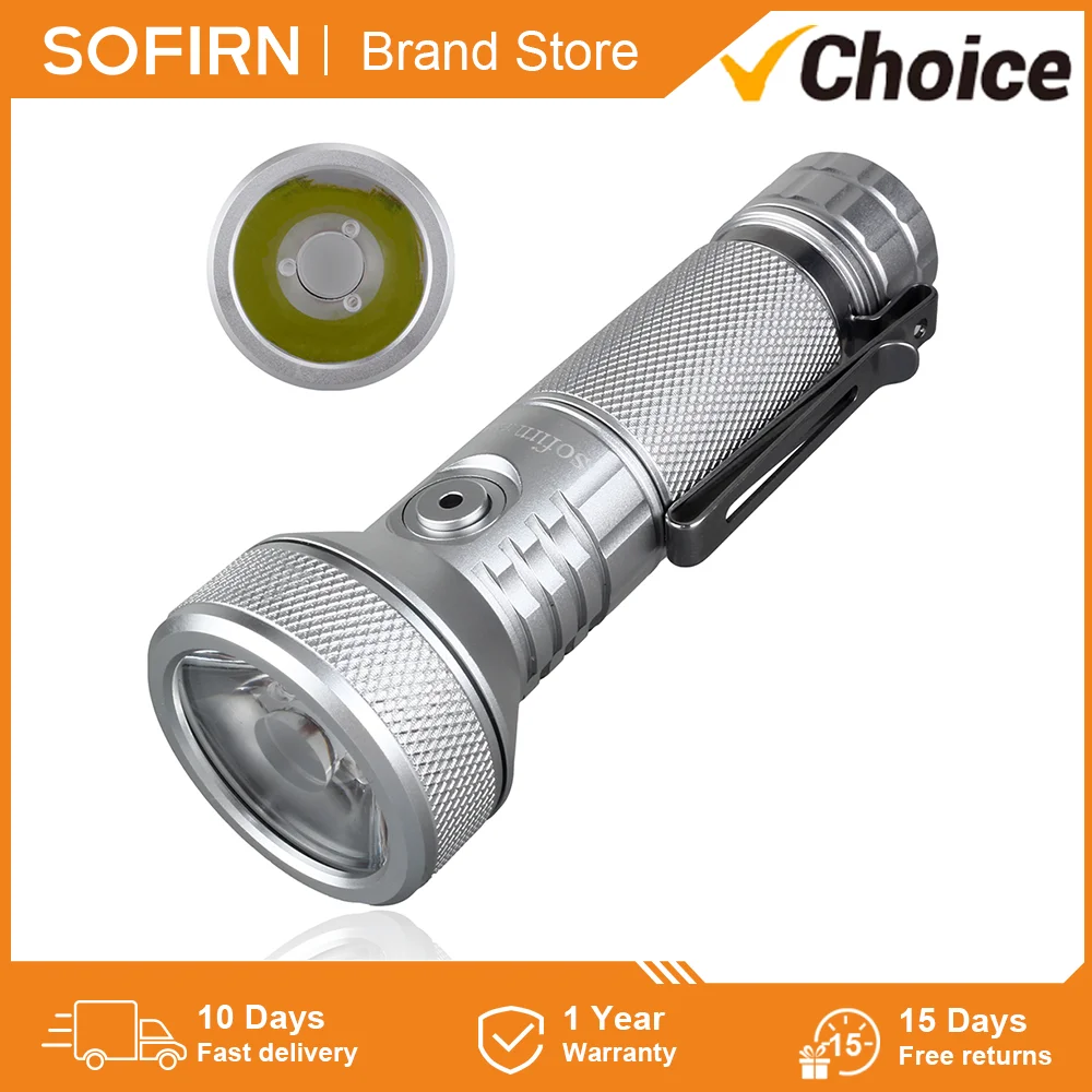 Sofirn TIR  2100 , 21700 EDC Ʈ ġ, LED , USB C, , , ķ, ϻ , IF22A